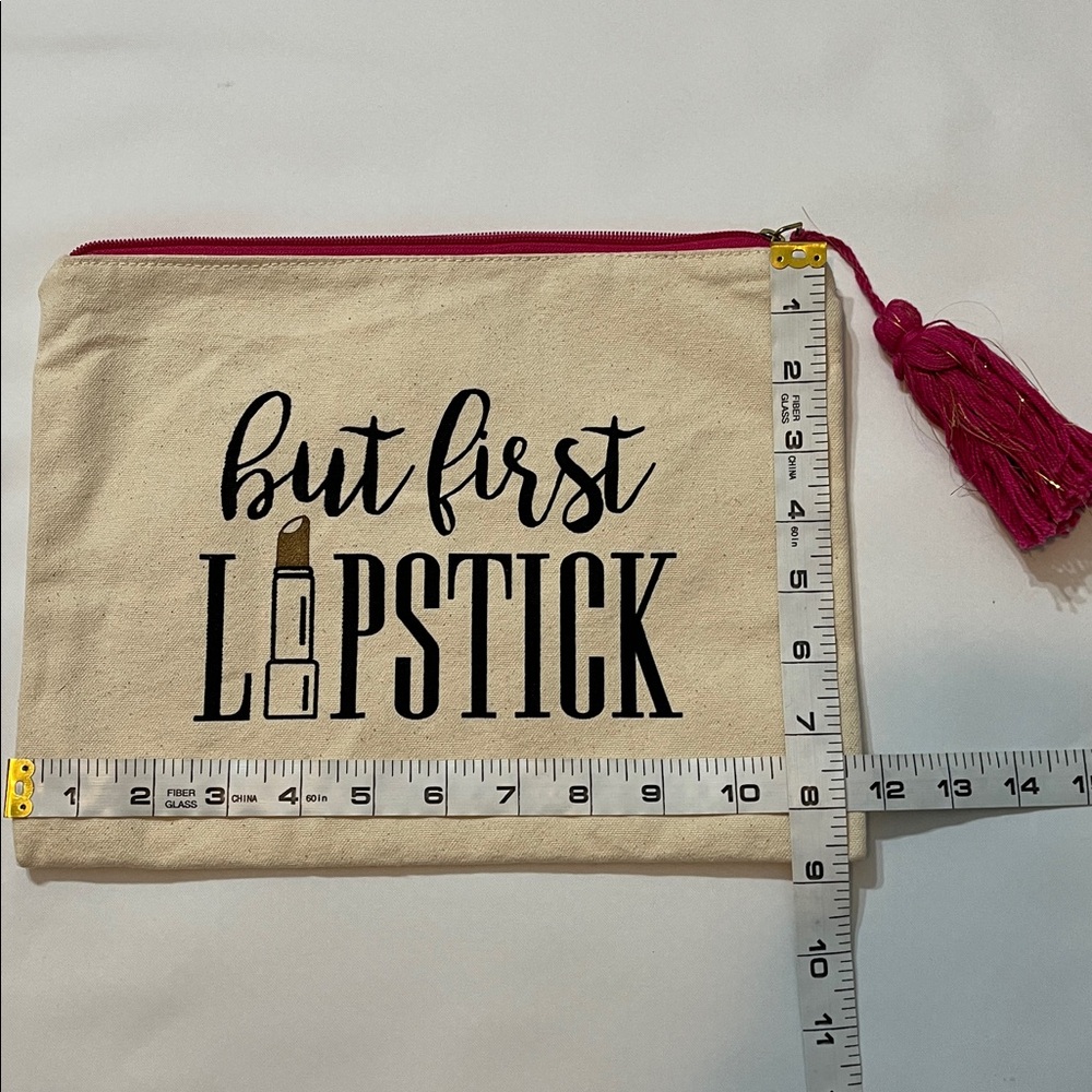 11 ITEMS- Mud Pie “But First Lipstick” Cosmetic Bag + 10 Lip & Beauty Items - Picture 13 of 16